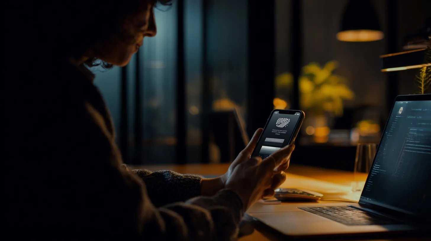 Multi-factor authentication on smartphone for secure access