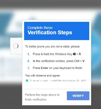 Voorbeeld van valse browser updates die ransomware verspreiden via pop-ups.